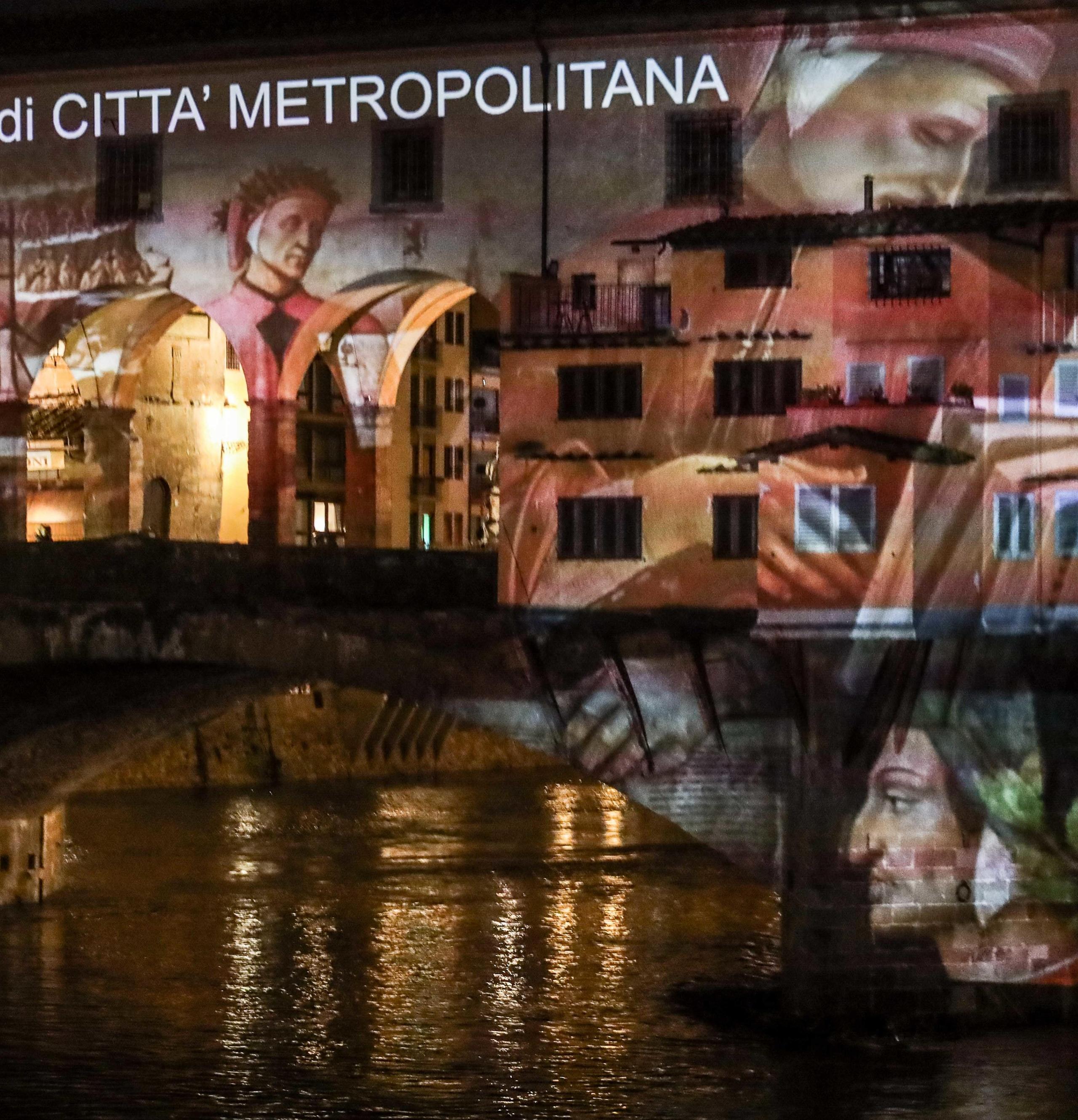 F Light Festa Di Luci Sul Ponte Vecchio Dedicata A Dante