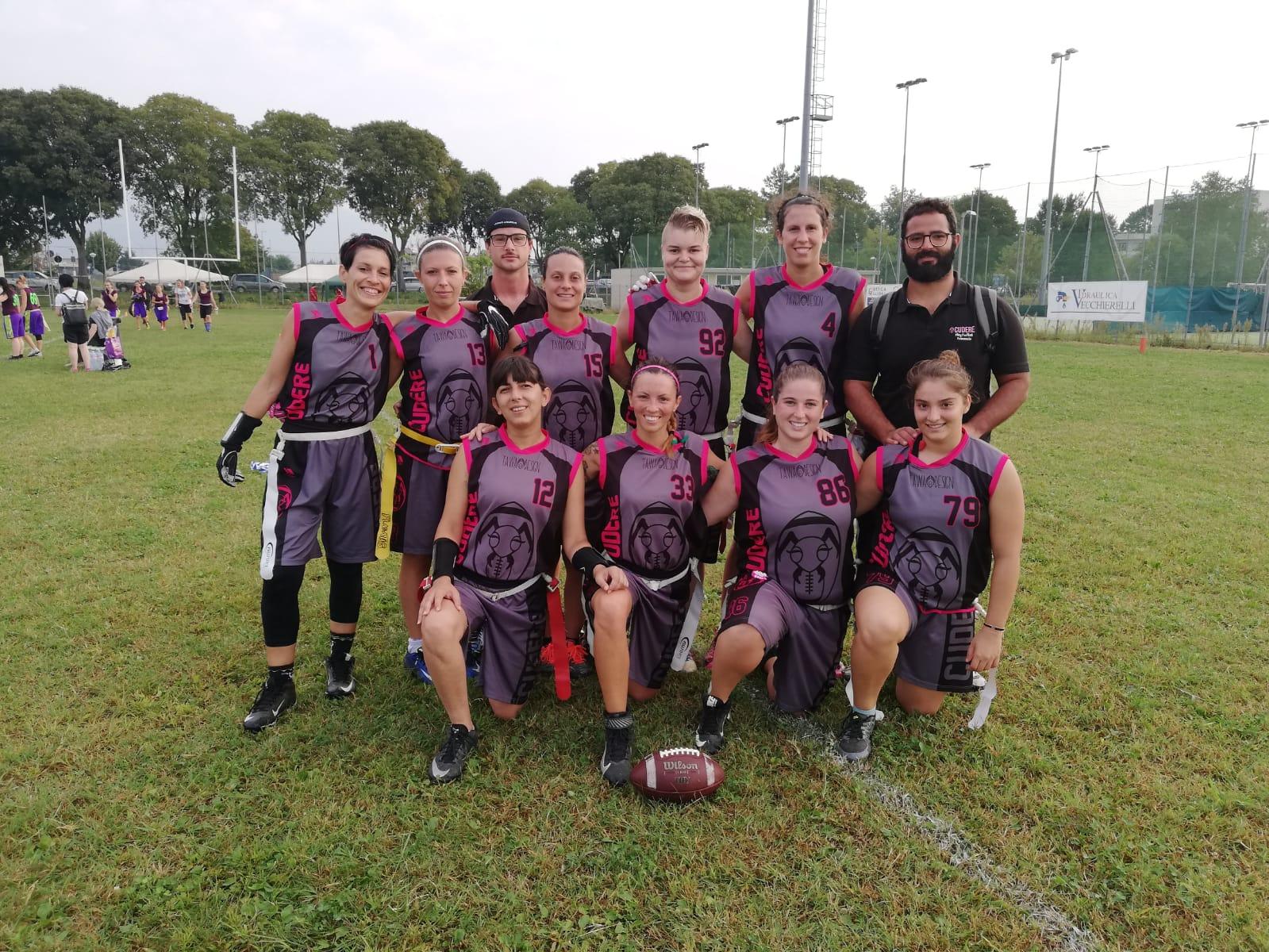 Flag Football Cinque Vittorie Su Cinque Per Le Cudere Nel Primo Bowl