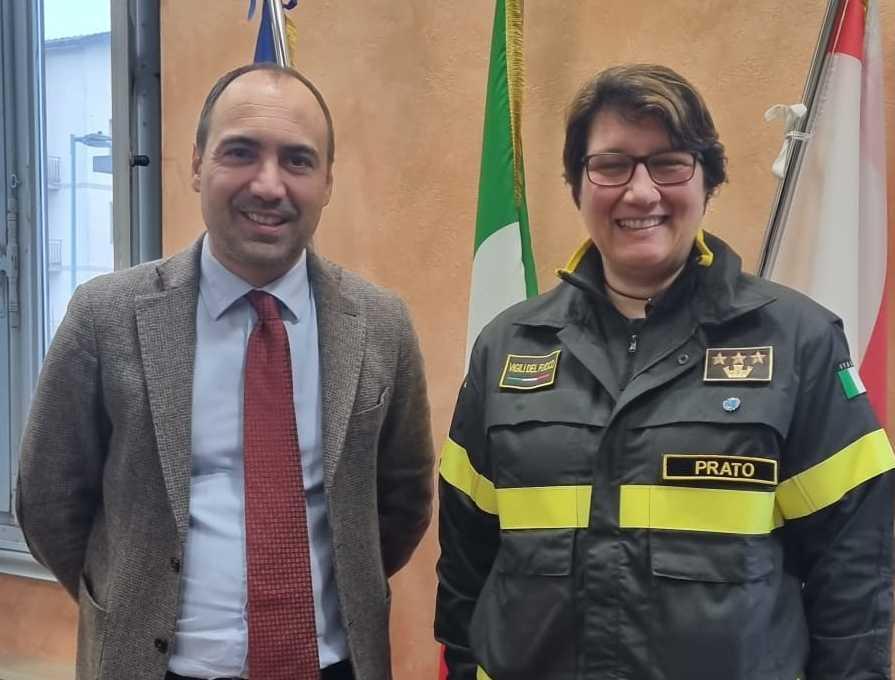 I Nostri Vigili Del Fuoco Sono Angeli Custodi Lincontro Tra Stefania