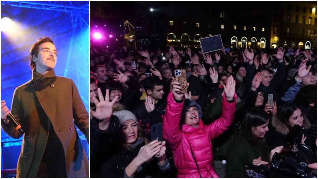 Capodanno A Firenze Quanta Gente Per Diodato In Piazza Della Signoria