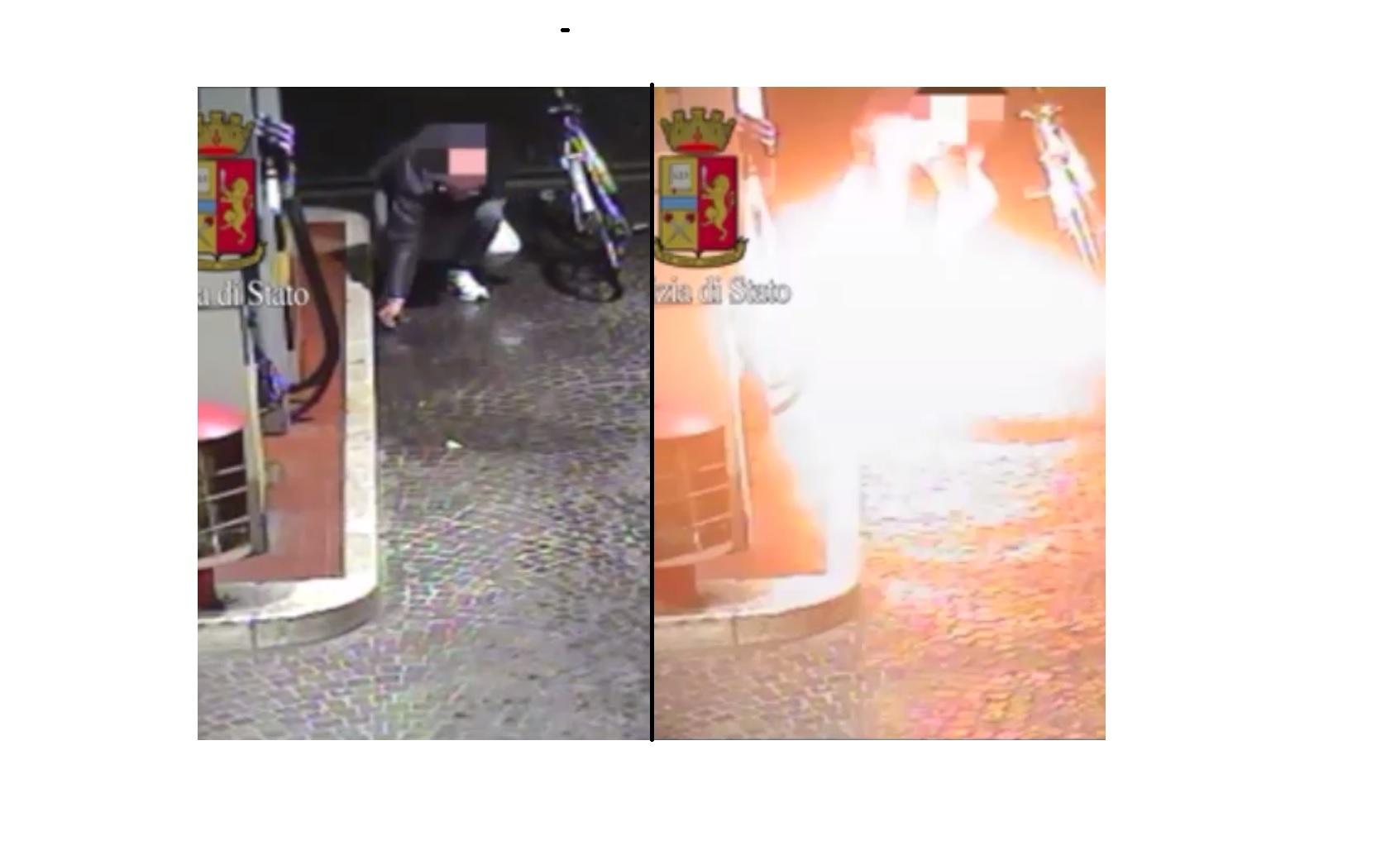 Fuoco A Distributore E Molotov Contro Una Casa Caccia Al Ciclista