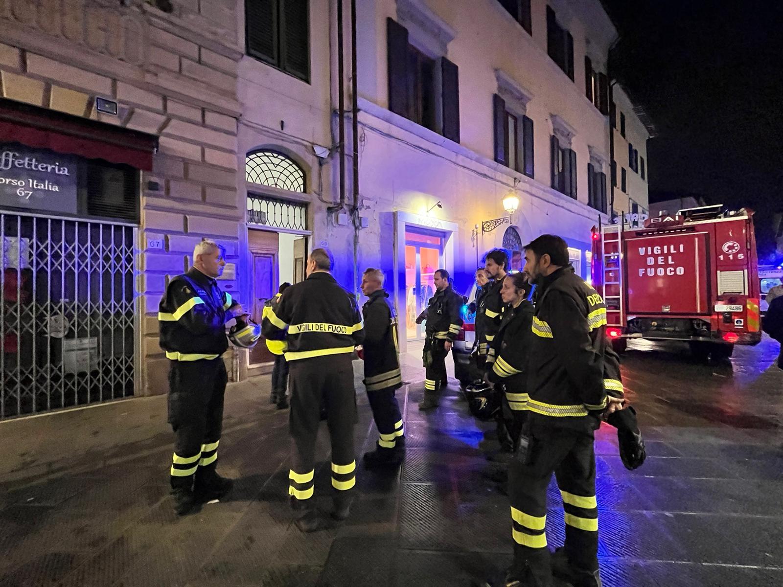 Scoppiato Un Incendio In Corso Italia