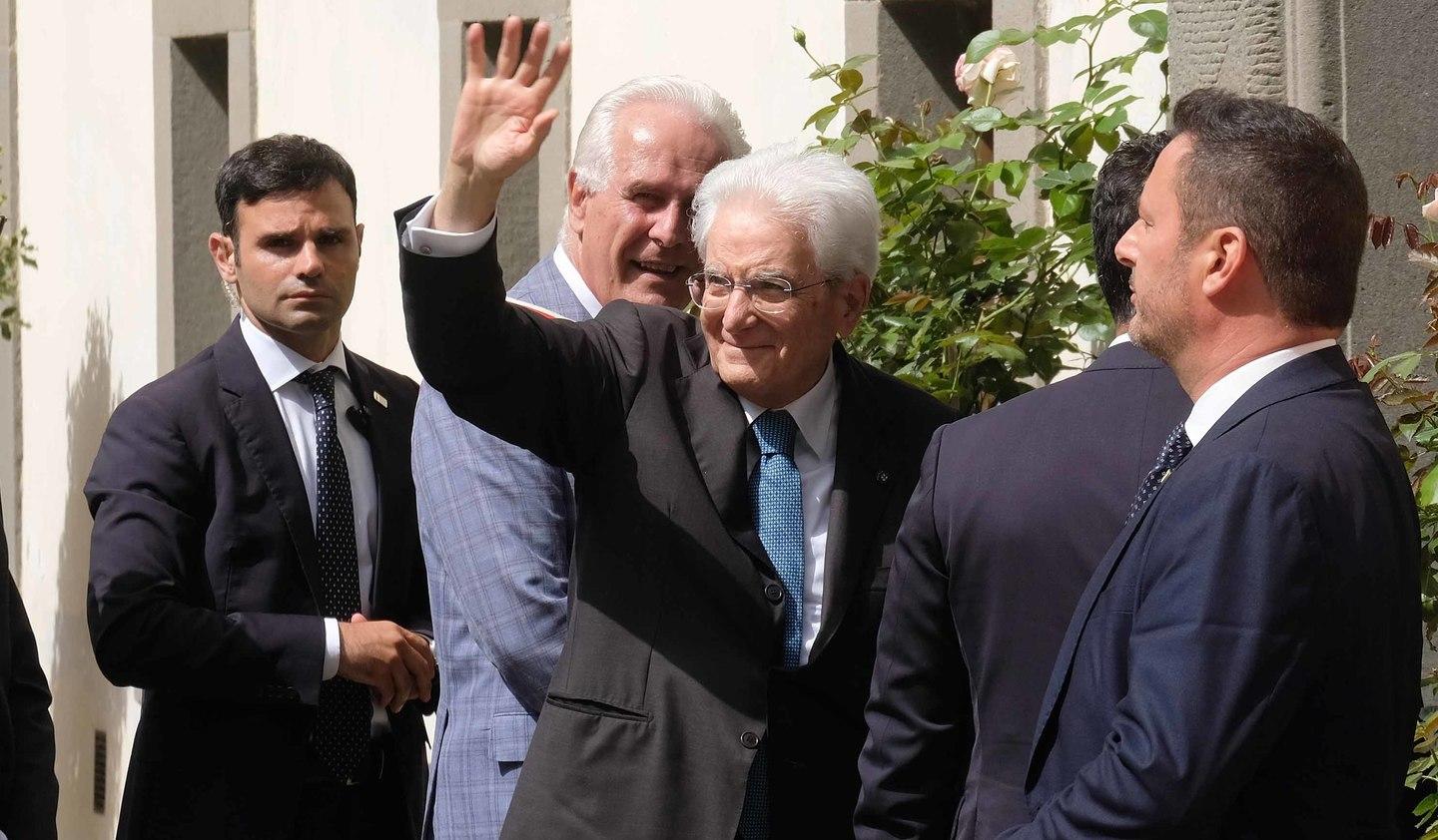 Caro Mattarella In Attesa Del Suo Arrivo A Civitella Per Il 25