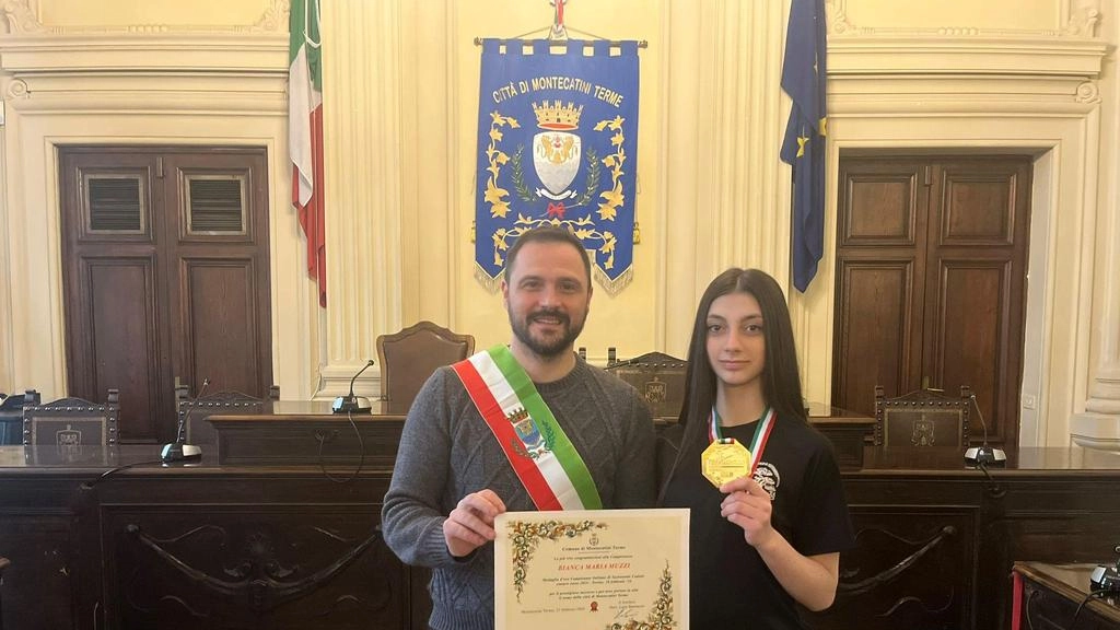 Il talento Bianca Maria Muzzi premiato dal Comune