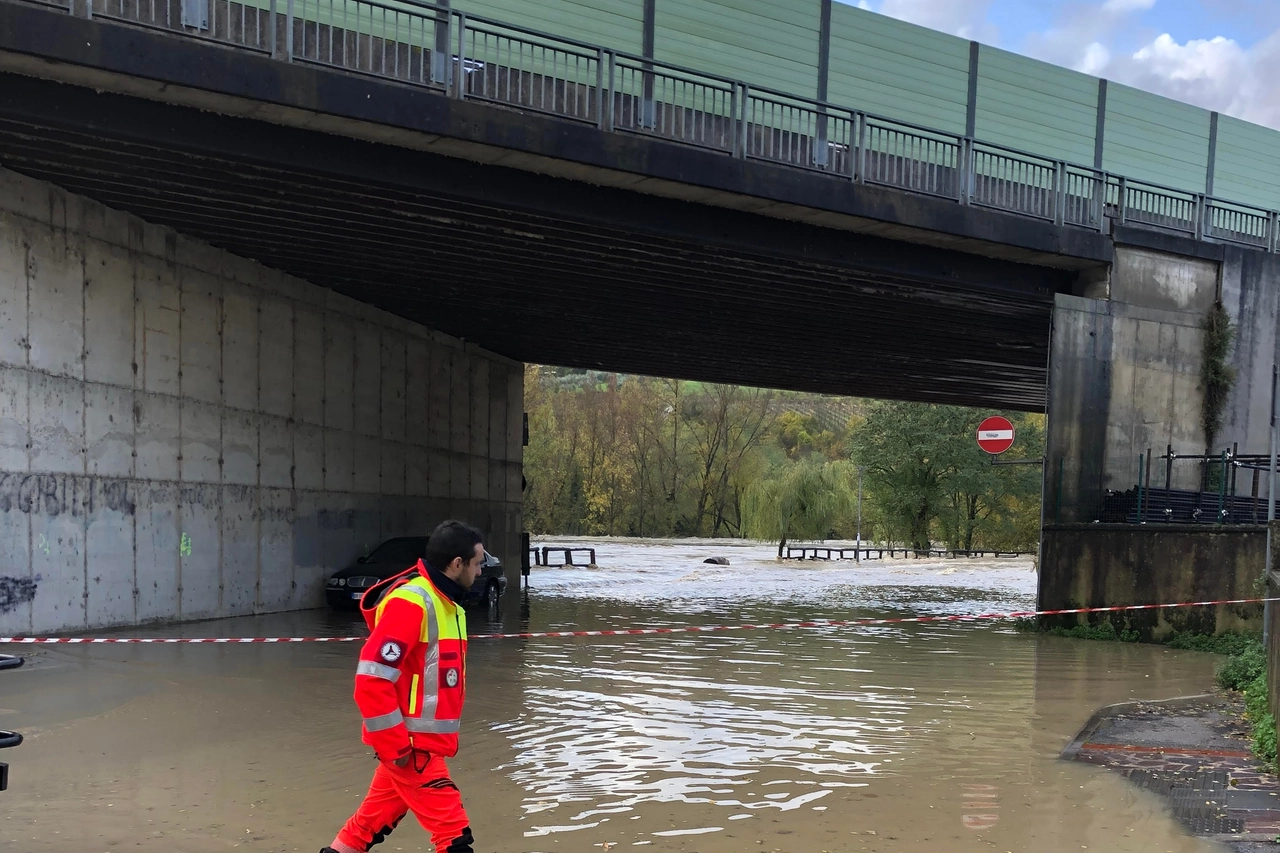 Esondazione a Pontassieve (foto Elisa Balducci)