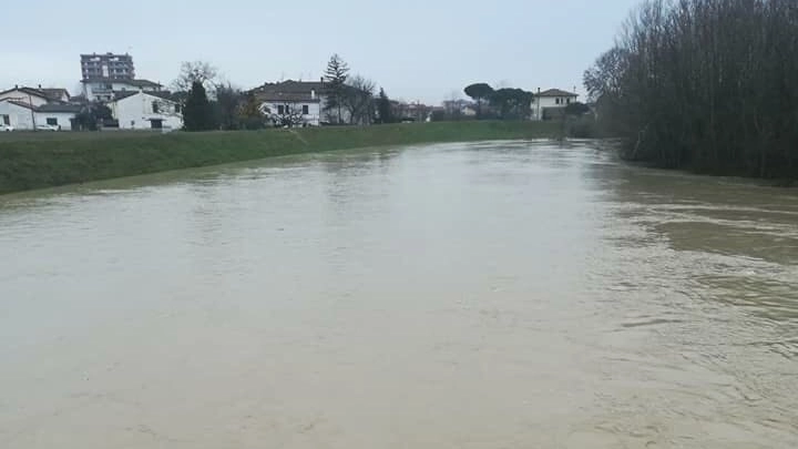 L'Era in piena è esondato a Ponsacco (Foto: VAB)