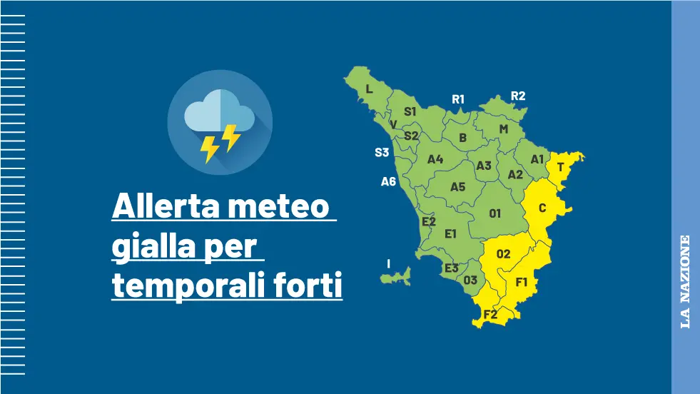 Maltempo In Toscana, Allerta Meteo Gialla Per Temporali Forti: Dove E ...