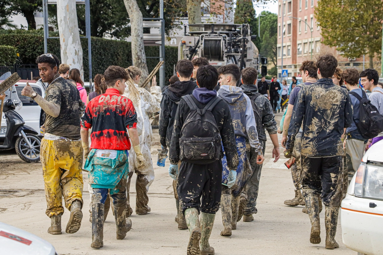 Studenti a Campi Bisenzio (foto Germogli)