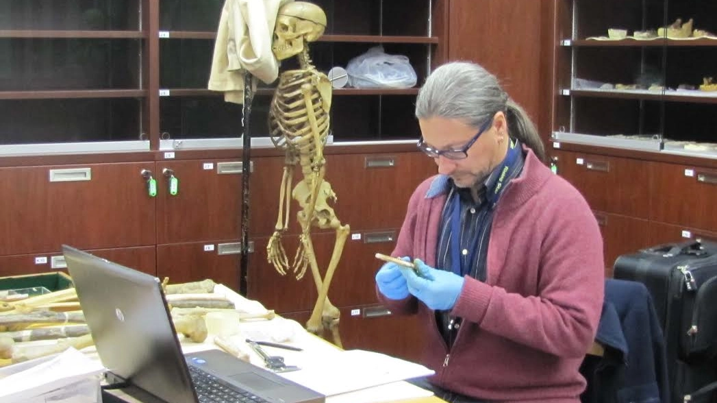 Il dottor Damiano Marchi, antropologo del dipartimento di Biologia dell'Università di Pisa.