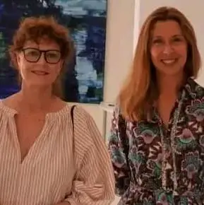 Susan Sarandon a Pietrasanta: "È bellissima" - La celebre attrice americana visita la Piccola Atene