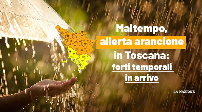 Maltempo, Allerta Arancione In Toscana: Forti Temporali. Ecco Dove ...