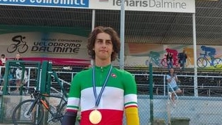 Lo junior Fabio Del Medico, bi-campione italiano su pista
