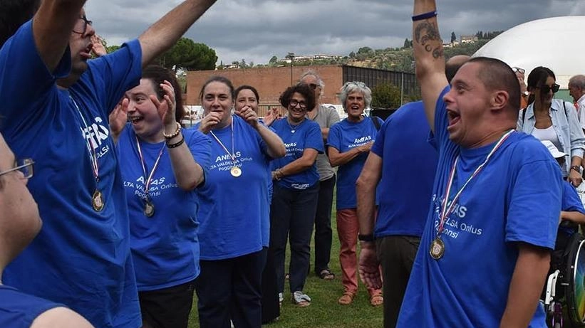 Al Bernino un giorno emozionante. La sfida tra giovani con disabilità che sono arrivati da tutta la Toscana