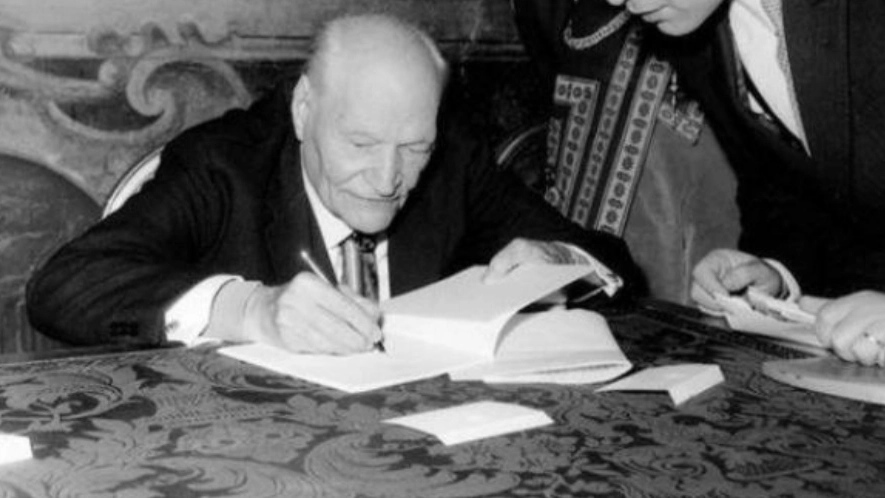 Giuseppe Ungaretti (foto Ansa) 