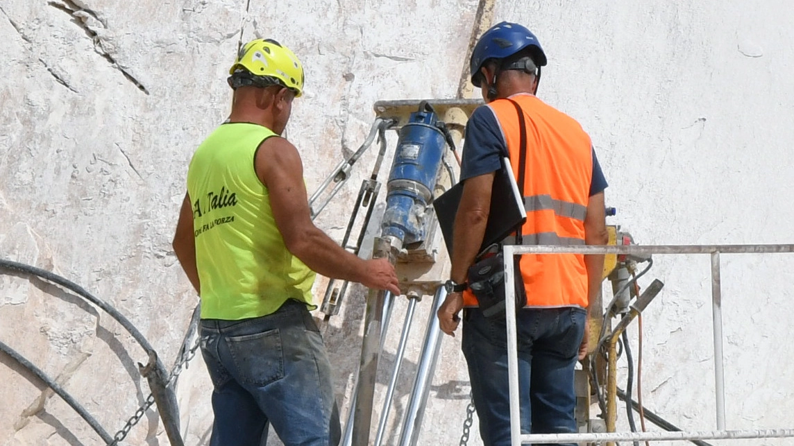 Il luogo dove si è verificato l’incidente per fortuna non grave