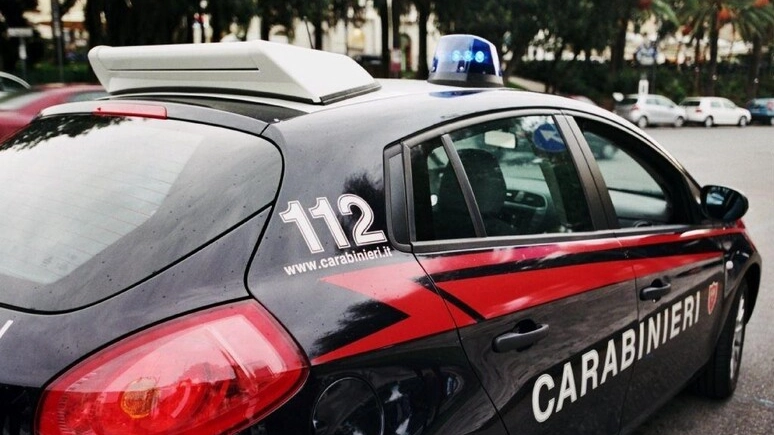 L'arresto effettuato dai carabinieri (foto Ansa)