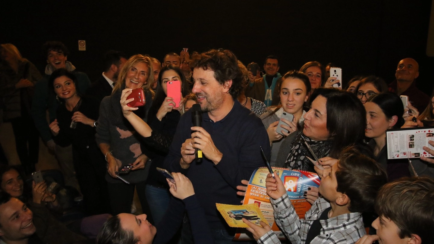 Leonardo Pieraccioni all'Omnia Center di Prato (foto Giusi Sproviero/Attalmi)