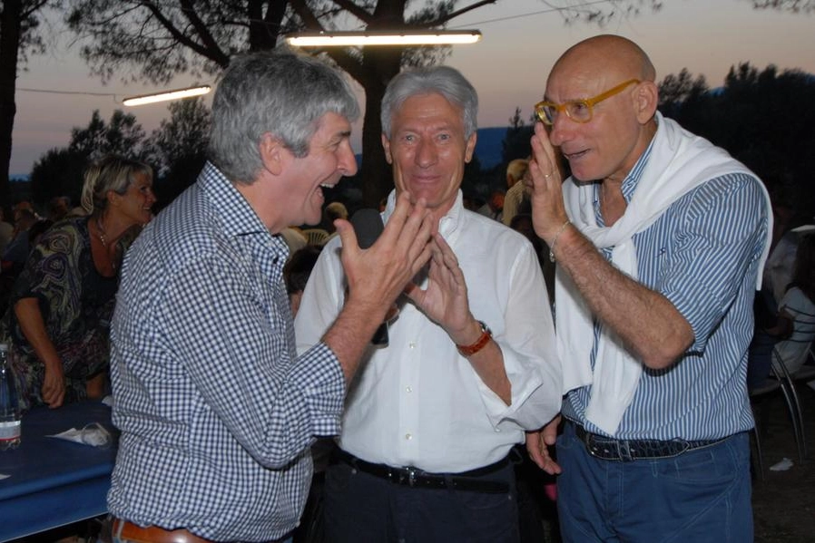 Paolo Rossi, Carlo Benucci e Ciccio Graziani (foto Tavanti)