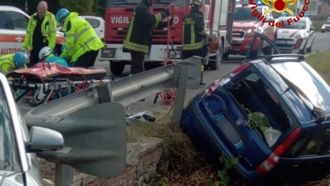 La scena dell'incidente