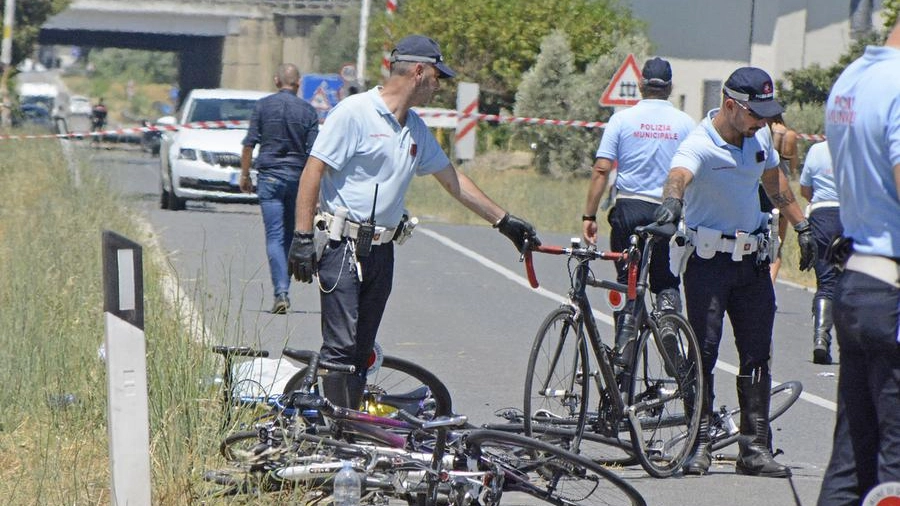 La scena dell'incidente