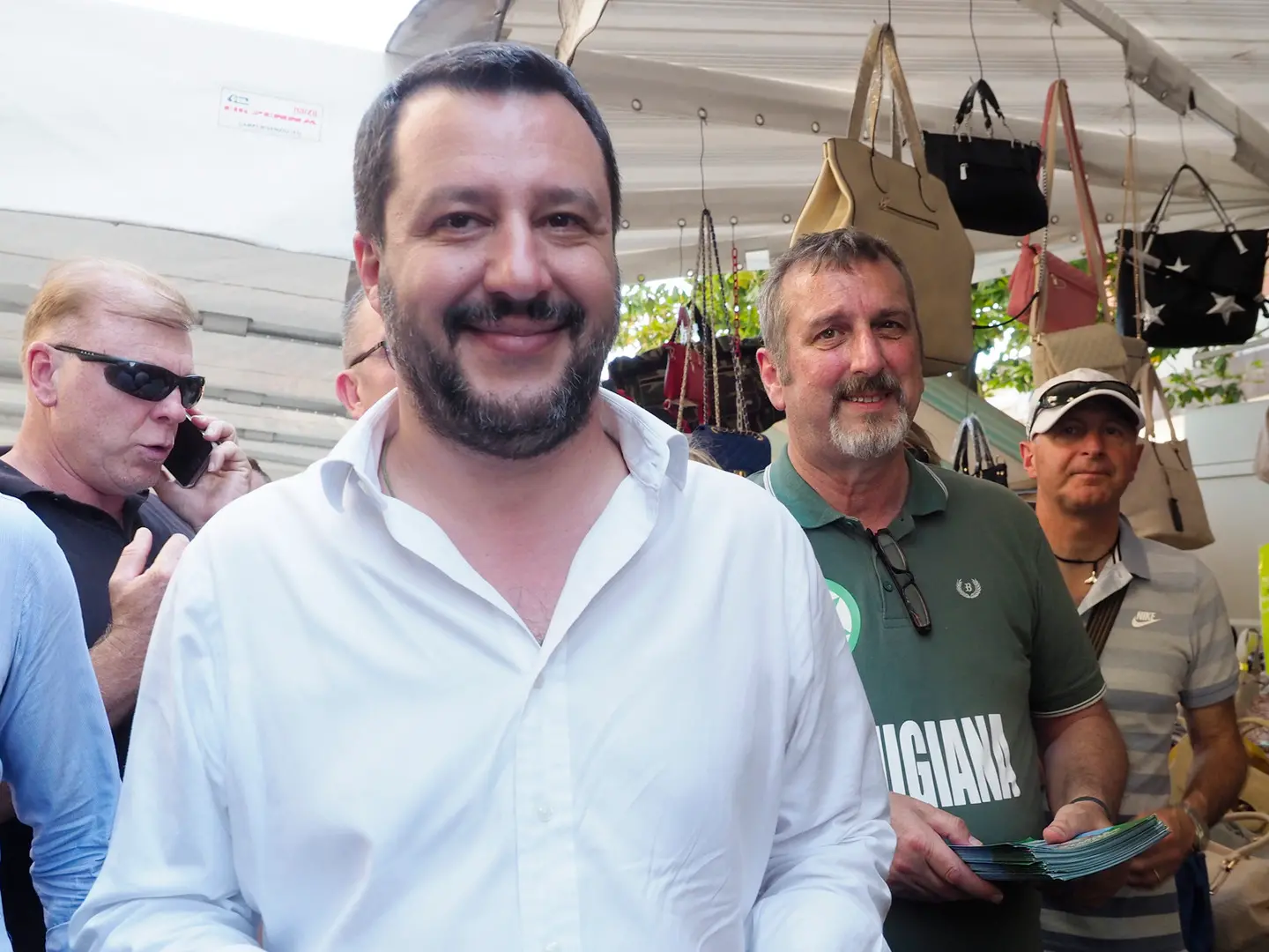 Matteo Salvini nuovamente a Montignoso