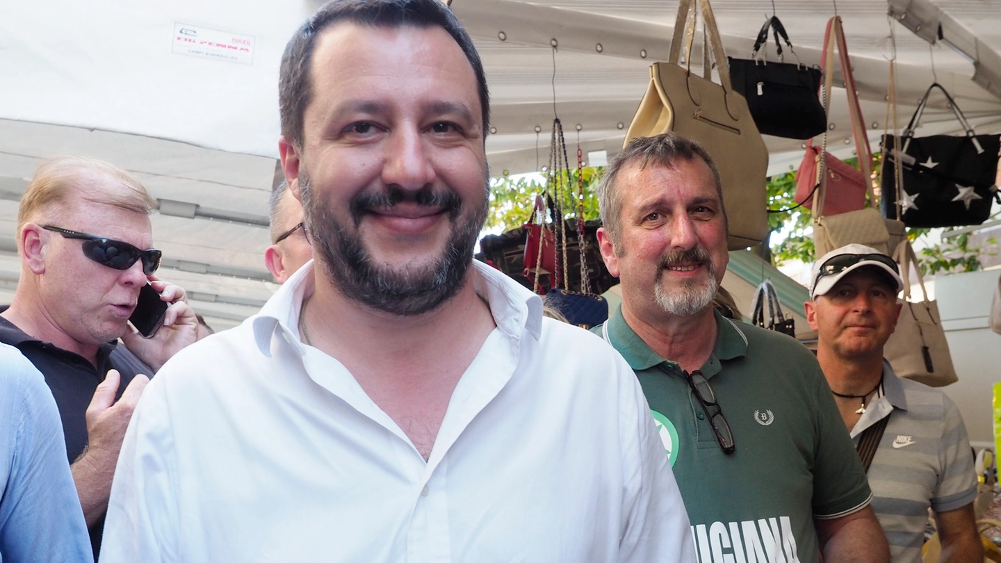 Matteo Salvini a primavera era ad Aulla per la campagna elettorale