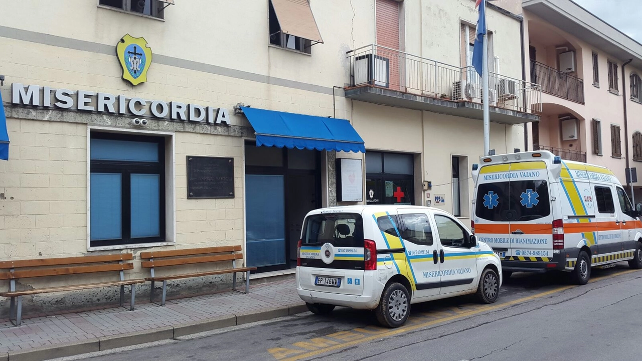 La sede della Misericordia a Vaiano