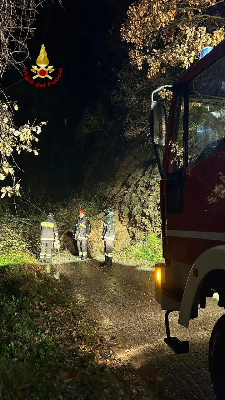 Maltempo Umbria, a Cascia strada chiusa per frana. Le previsioni