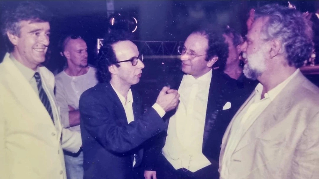 Roberto Benigni, Giuseppe Lanzetta e Sergio Staino 