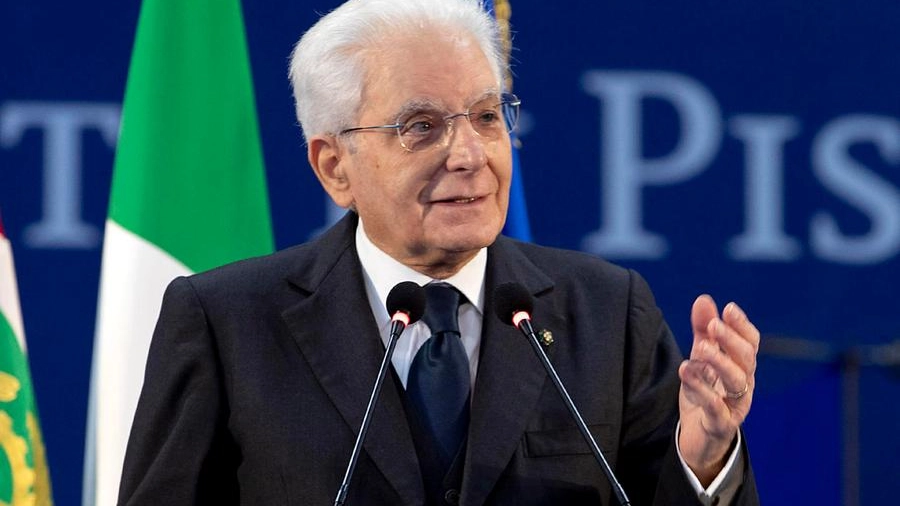 Il presidente Mattarella a Pisa