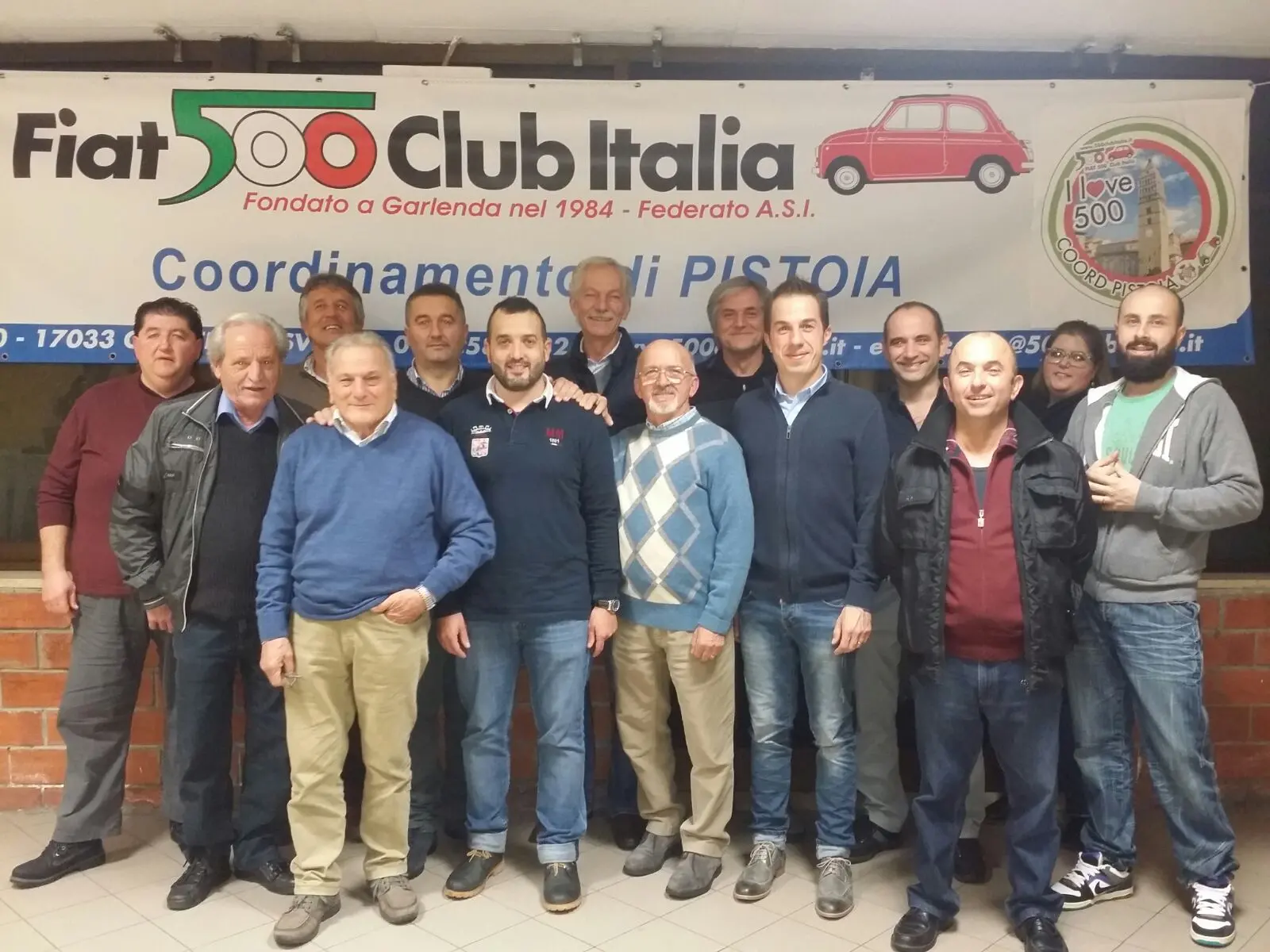 Il mondo delle Fiat 500 a Pistoia