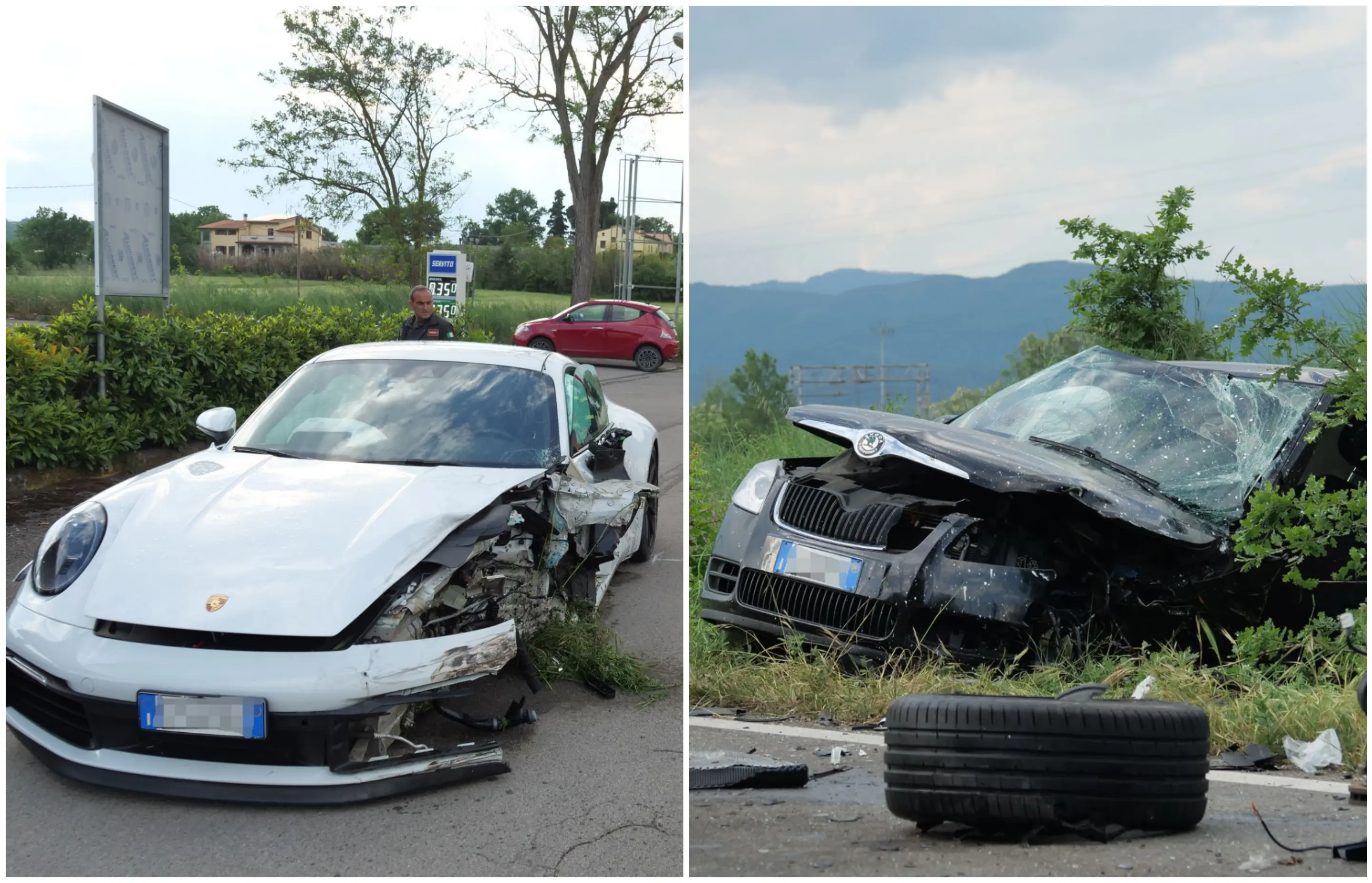 Incidente tra due auto alle porte della città: una persona