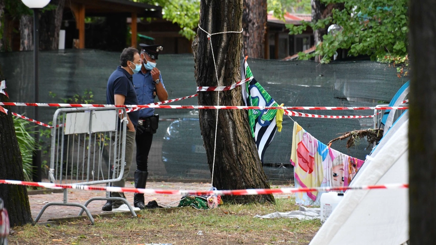 Il luogo della tragedia (foto Nizza)