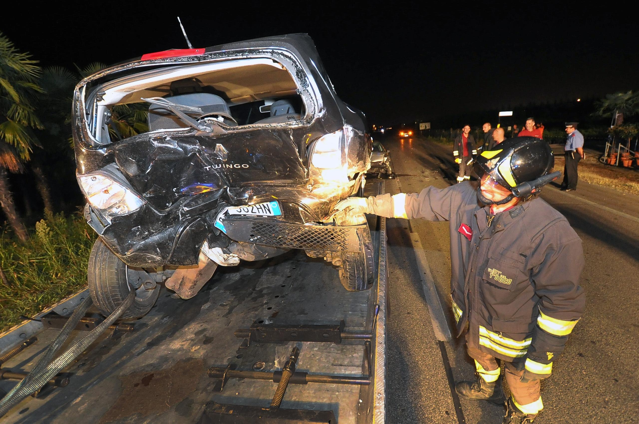 Incidente In Via Toscana Sei Feriti