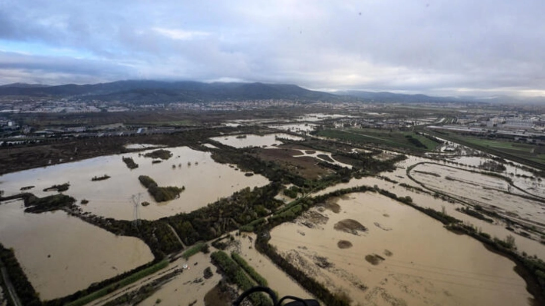 I territori colpiti dall'alluvione in Toscana