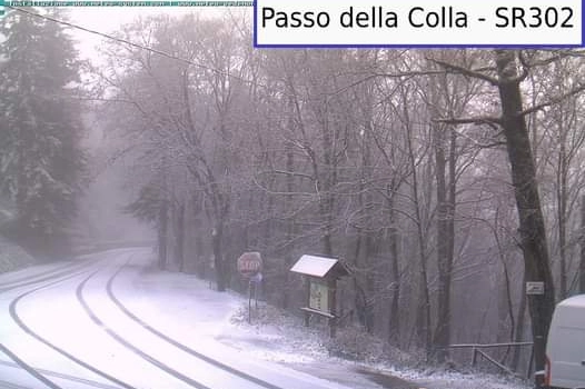 Il Passo della Colla imbiancato