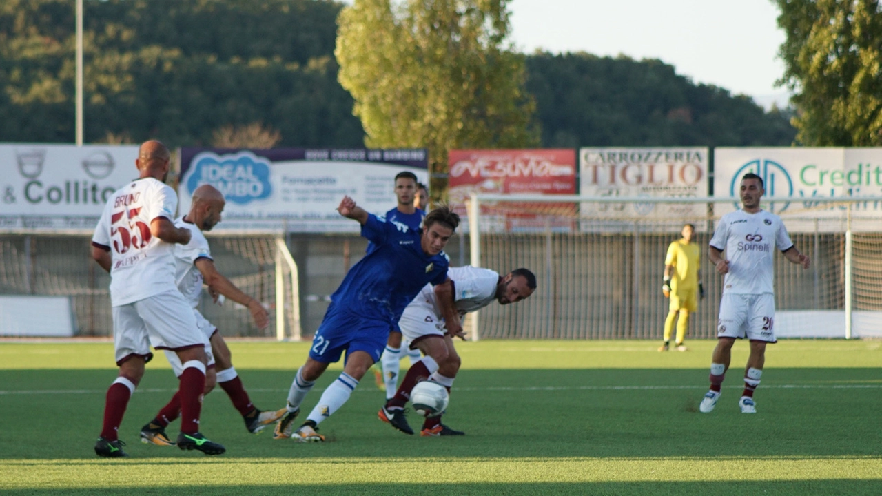 La partita Prato-Livorno si è giocata a Pontedera  (Sarah Esposito/Fotocronache Germogli)