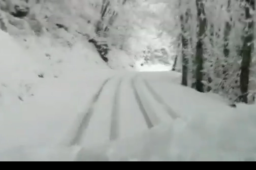 La nevicata nei dintorni di Renaio (Da Il Giornale di Barga)