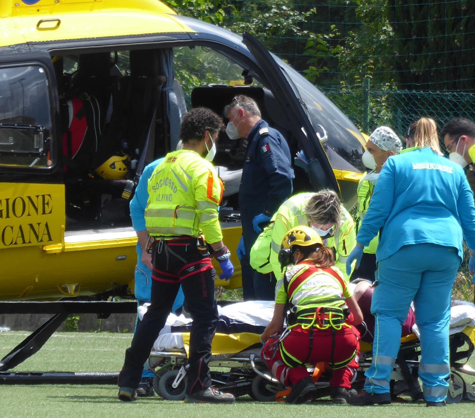 Cade Dalla Bici Quarantenne è Gravissimo