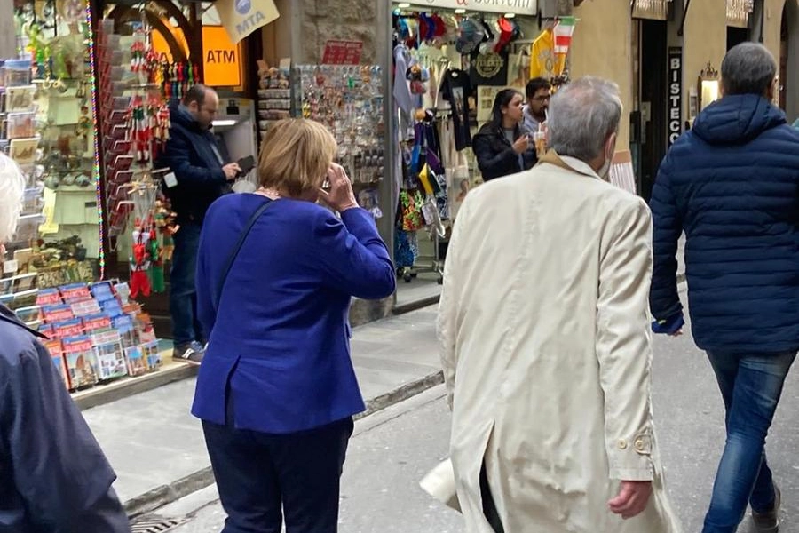 Angela Merkel a Firenze