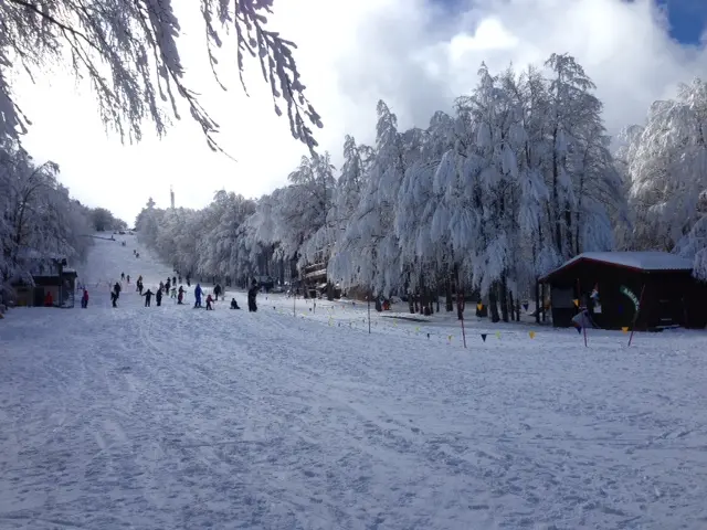 Amiata, torna la neve