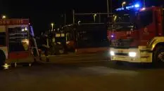 Montepulciano, auto a fuoco