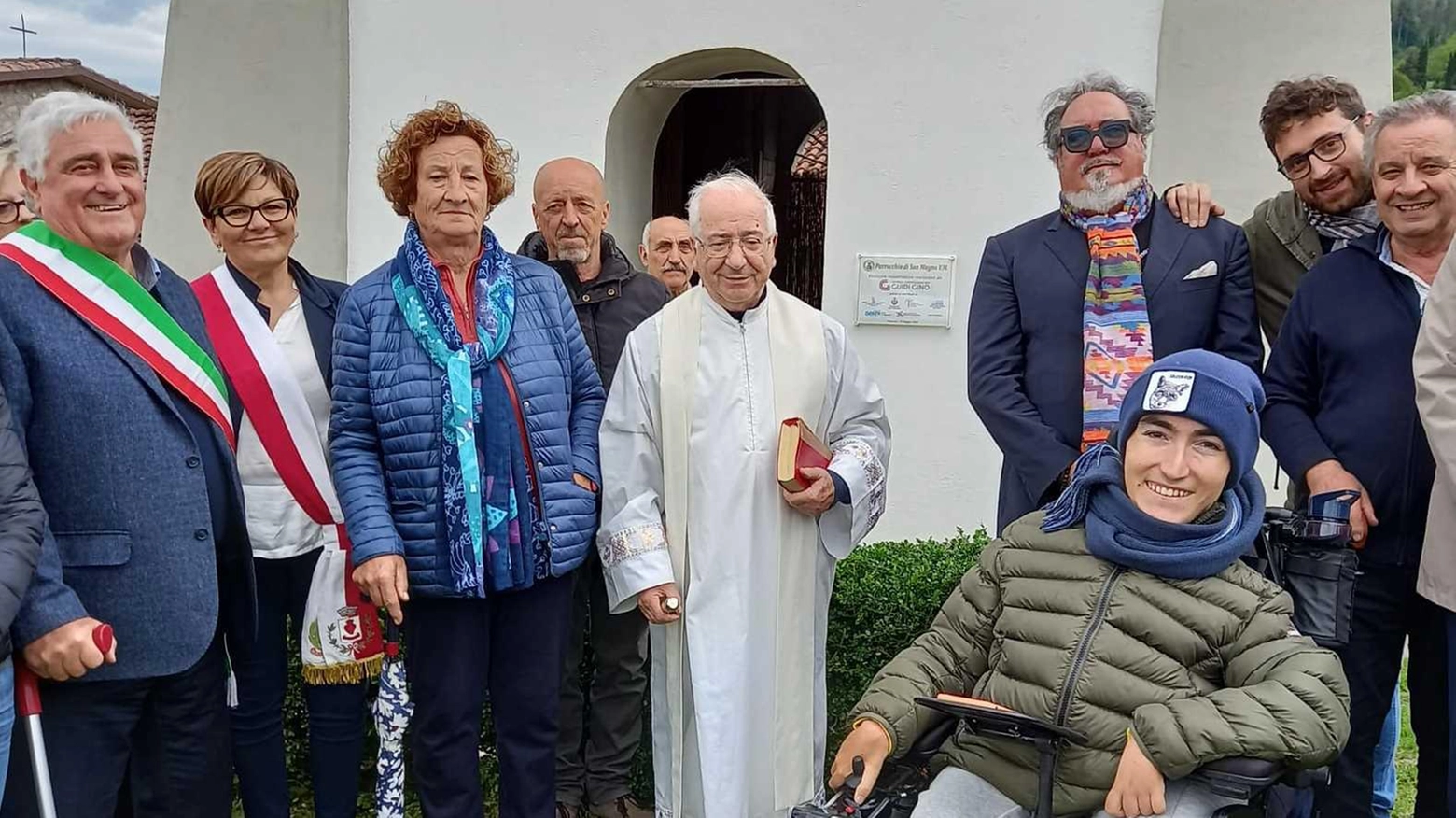 S.Magno, restaurato il campanile  Grande festa per l’inaugurazione