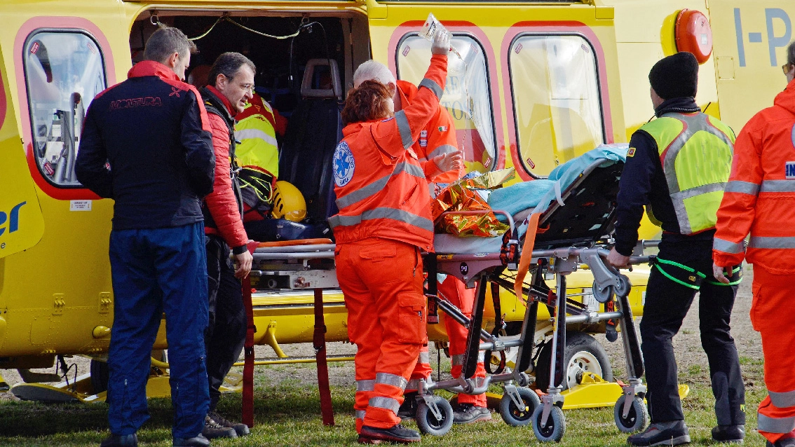 Intervenuto l'elicottero Pegaso (Foto repertorio)