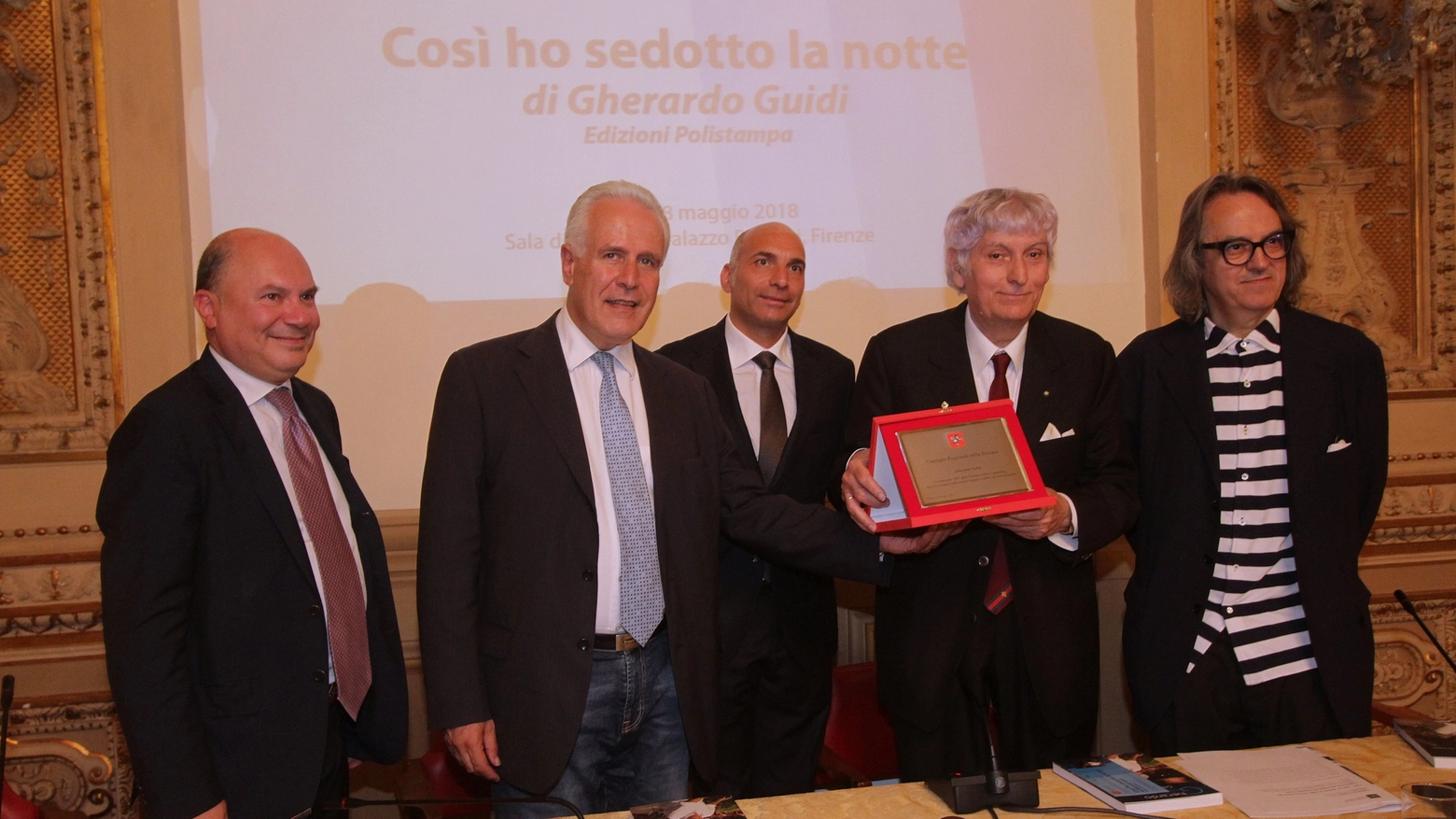 Gherardo Guidi premiato in Regione