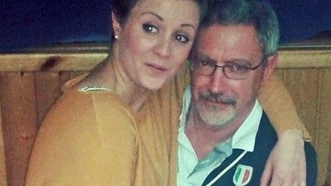 Claudio Caramelli con la figlia Claudia, anch'ella valente allenatrice