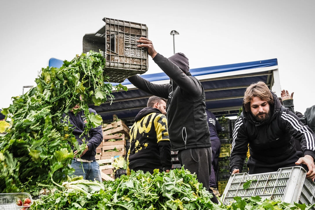 La protesta degli agricoltori