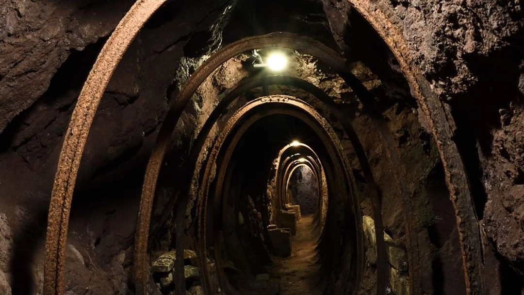 La miniera di Montecatini (foto dal sito del museo delle Miniere).