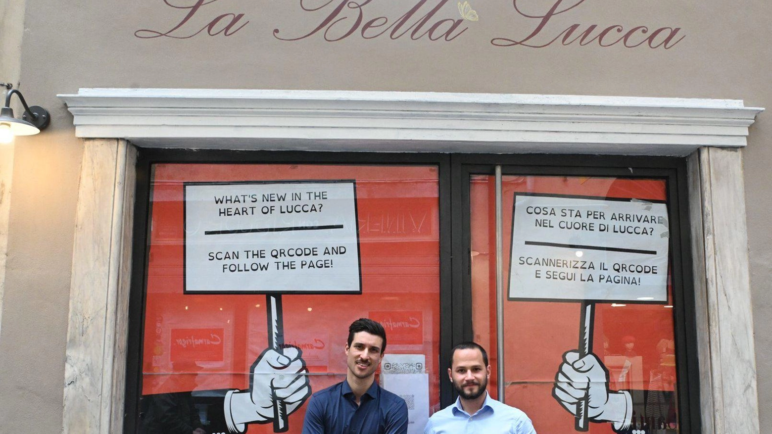 “La Bella Lucca“ di Luca e Manuel, primo salotto turistico d’Italia
