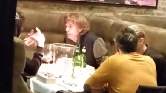 Mick Jagger a cena al "Cestello"